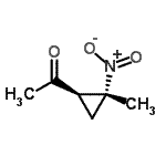 CAS#: 69102-26-7, 1-[(1R,2R)-2-Methyl-2-nitrocyclopropyl]ethanone