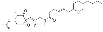 CAS#: 69121-74-0, N-[3-(4-Acetoxy-3-Methyl-2-Oxo-7-Oxabicyclo[4.1.0]Heptan-1-Yl)-2-Chloro-2-Propenyl]-7-Methoxy-N-Methyl-4-Tetradeceneamide