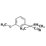 CAS#: 691346-13-1, 2-(3-Methoxyphenyl)-2-(methylamino)propanenitrile