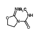 CAS 登录号：69163-70-8， 2-亚氨基-N-甲基-1,3-恶唑烷-3-甲酰胺