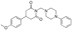 CAS#: 69193-24-4, 4-(4-Methoxyphenyl)-1-[(4-Phenylpiperazin-1-Yl)Methyl]Piperidine-2,6-Dione