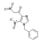 CAS 登录号：69195-97-7， 1-(1-苄基-5-硝基-1H-咪唑-4-基)-2-硝基乙酮