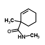 CAS#: 69216-88-2, N,1-Dimethyl-2-cyclohexene-1-carboxamide