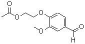 CAS#: 692275-82-4, 2-(4-Formyl-2-methoxyphenoxy)ethyl acetate