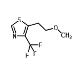 CAS#: 69243-11-4, 5-(2-Methoxyethyl)-4-(trifluoromethyl)-1,3-thiazole