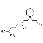 CAS#: 69309-47-3, 1-Allyl-1-(3,7-dimethyloctyl)piperidinium
