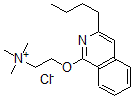 CAS#: 69311-91-7, 2-[(3-Butyl-1-isoquinolinyl)oxy]-N,N,N-trimethyl-Ethanaminium chloride