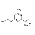 CAS#: 693209-45-9, 4-Ethoxy-6-(2-furyl)-1,6-dihydro-1,3,5-triazin-2-amine