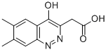 CAS 登录号：69352-78-9， 6,7-二甲基-4-羟基-3-噌啉乙酸