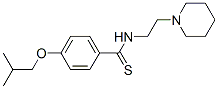 CAS 登录号:69353-27-1, 4-异丁氧基-N-(2-哌啶乙基)硫代苯甲酰胺