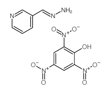 CAS 登录号：6937-46-8， (Z)-吡啶-3-基亚甲基肼 2,4,6-三硝基苯酚