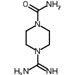 CAS#: 693790-05-5, 4-Carbamimidoyl-1-piperazinecarboxamide