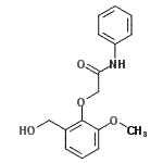 CAS#: 693822-68-3, 2-[2-(Hydroxymethyl)-6-methoxyphenoxy]-N-phenylacetamide