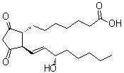 CAS 登录号：69413-73-6， (13E,15S)-15-羟基-9,11-二氧代前列腺-13-烯-1-酸