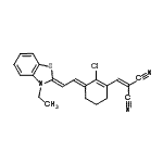 CAS#: 69415-11-8, ({(3E)-2-Chloro-3-[(2Z)-2-(3-ethyl-1,3-benzothiazol-2(3H)-ylidene)ethylidene]-1-cyclohexen-1-yl}methylene)malononitrile