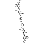 CAS#: 69432-35-5, 4,4'-{1,2-Diazenediylbis[4,1-phenylene-2,1-diazenediyl(2,5-dimethyl-4,1-phenylene)-2,1-diazenediyl]}bis(N-ethyl-1-naphthalenamine)