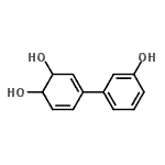 CAS#: 69432-60-6, 4-(3-Hydroxyphenyl)-3,5-cyclohexadiene-1,2-diol