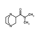 CAS#: 69491-39-0, N,N-Dimethyl-1,4-diazabicyclo[2.2.2]octane-2-carboxamide