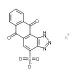 CAS#: 69494-21-9, Potassium 6,11-dioxo-6,11-dihydro-1H-anthra[1,2-d][1,2,3]triazole-4-sulfonate
