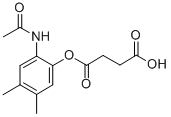 CAS#: 69517-62-0, Succinic Acid Hydrogen 1-(2-Acetylamino-4,5-Dimethylphenyl) Ester