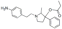 CAS 登录号：69552-00-7， 1-(4-氨基苯乙基)-2-甲基-3-苯基吡咯烷-3-醇丙酸酯