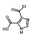 CAS#: 69579-33-5, 4-(Chlorocarbonyl)-1H-imidazole-5-carboxylic acid