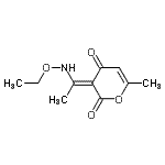 CAS#: 695807-03-5, (3E)-3-[1-(Ethoxyamino)ethylidene]-6-methyl-2H-pyran-2,4(3H)-dione