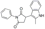 CAS 登录号：6960-07-2， 3-(2-甲基-1H-吲哚-3-基)-1-苯基-吡咯烷-2,5-二酮