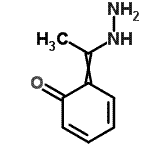 CAS#: 6962-75-0, 6-(1-Hydrazinoethylidene)-2,4-Cyclohexadien-1-One