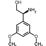 CAS 登录号：696598-88-6， (2S)-2-氨基-2-(3,5-二甲氧基苯基)乙醇