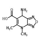 CAS#: 696631-99-9, 7-Amino-4,5-dimethyl-4,7-dihydro[1,2,5]oxadiazolo[3,4-b]pyridine-6-carboxylic acid