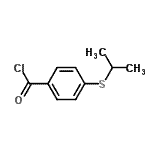 CAS#: 69708-37-8, 4-(Isopropylsulfanyl)benzoyl chloride