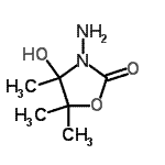 CAS 登录号：697241-22-8， 3-氨基-4-羟基-4,5,5-三甲基-1,3-恶唑烷-2-酮