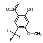 CAS#: 69741-66-8, 5-Methoxy-2-nitro-4-(trifluoromethyl)phenol