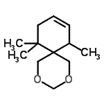CAS#: 69745-74-0, 7,11,11-Trimethyl-2,4-dioxaspiro[5.5]undec-8-ene