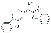 CAS#: 69766-80-9, 3-Methyl-2-[2-[(3-Methyl-3H-Benzothiazol-2-Ylidene)Methyl]But-1-Enyl]Benzothiazolium Bromide