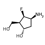 CAS#: 697733-51-0, (1S,2R,3R,4S)-4-Amino-3-fluoro-2-(hydroxymethyl)cyclopentanol