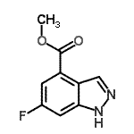 CAS 登录号：697739-05-2， 甲基6-氟-1H-吲唑-4-羧酸酯