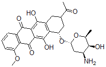 CAS#: 69804-36-0, 9,10-Anhydrodaunorubicin