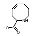 CAS#: 698345-53-8, (2S,4Z)-1,2,3,6,7,8-Hexahydro-2-azocinecarboxylic acid