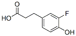 CAS#: 69888-91-1, 3-(3-Fluoro-4-Hydroxyphenyl)Propionic Acid