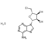 CAS 登录号：698999-09-6， 5'-氯-5'-脱氧腺苷水合物(1:1)
