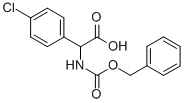 CAS 登录号：69902-04-1， 2-([(苄氧基)羰基]氨基)-2-(4-氯苯基)乙酸