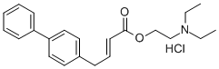 CAS 登录号：69928-42-3， 4,4-联苯巴豆酸 2-(二乙基氨基)乙基酯盐酸盐
