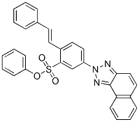 CAS 登录号：6994-51-0， 4-(2H-萘并[1,2-d]三唑-2-基)二苯乙烯-2-磺酸苯酯