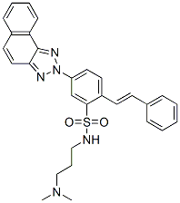 CAS#: 6994-53-2, N-[3-(Dimethylamino)Propyl]-5-(2H-Naphtho[1,2-d]Triazol-2-Yl)-2-(2-Phenylethenyl)Benzenesulfonamide
