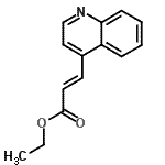 CAS#: 69976-10-9, Ethyl (2E)-3-(4-quinolinyl)acrylate