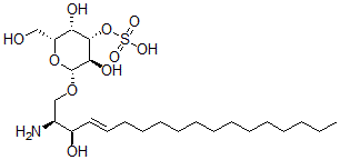 CAS#: 70005-46-8, Psychosine-3'-Sulfate Ester