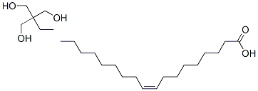 CAS 登录号:70024-57-6, (Z)-9-十八碳烯酸2-乙基-2-(羟基甲基)-1,3-丙烷二醇酯
