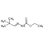 CAS 登录号：700371-71-7， 乙基(2E)-2-(2,2-二甲基丙亚基)肼羧酸酯